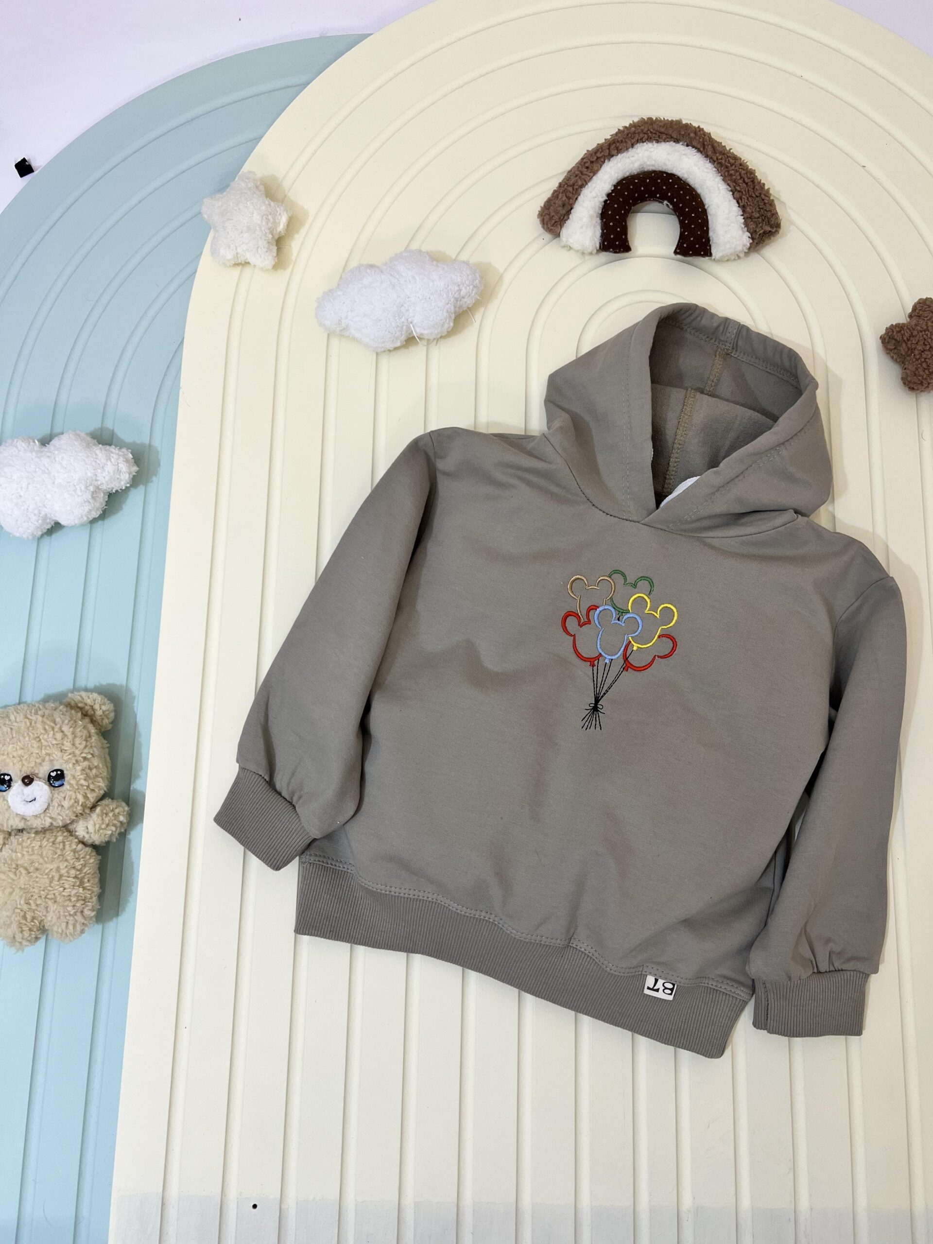 هودی پسرانه طرح بادکنکی