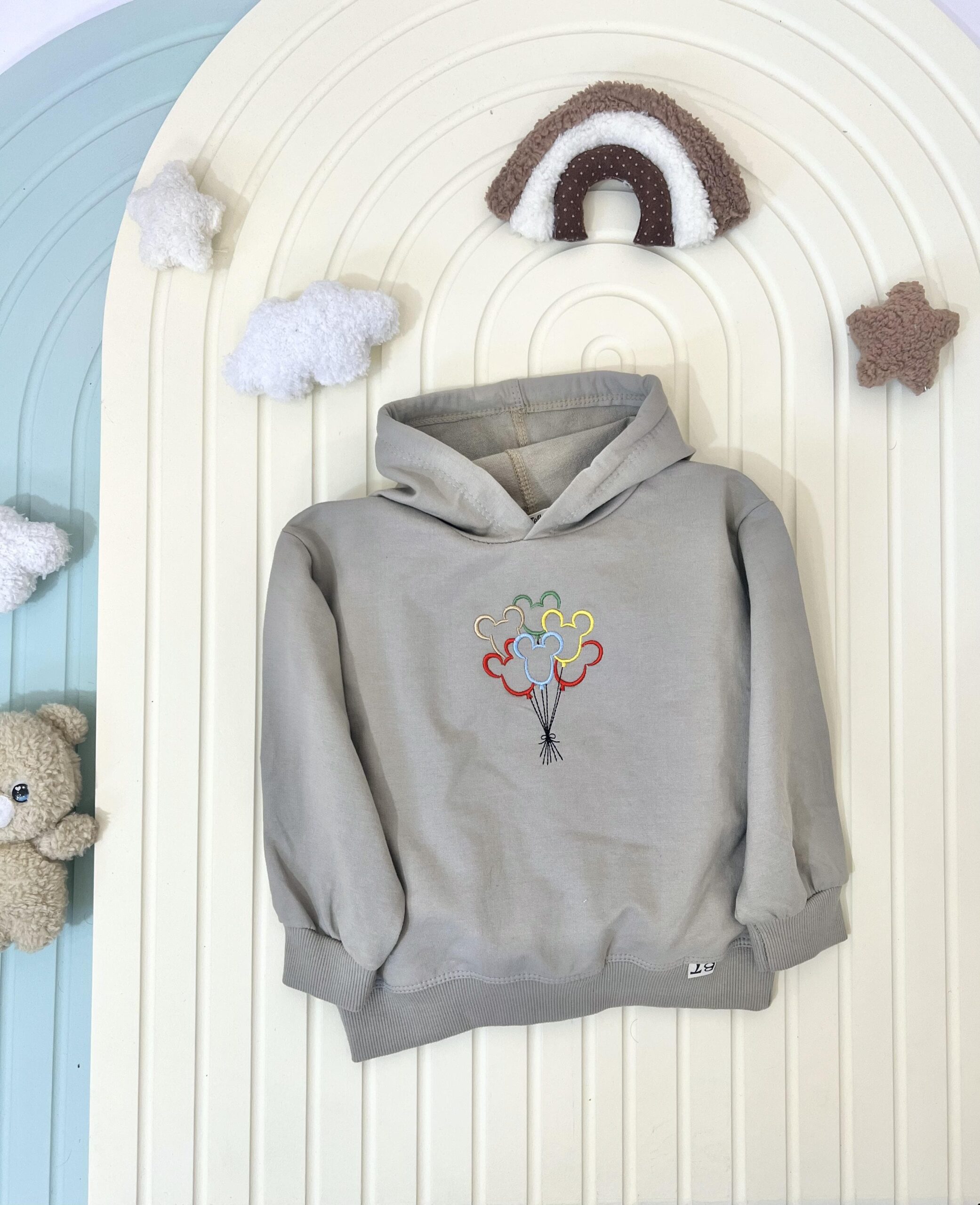 هودی پسرانه طرح بادکنکی